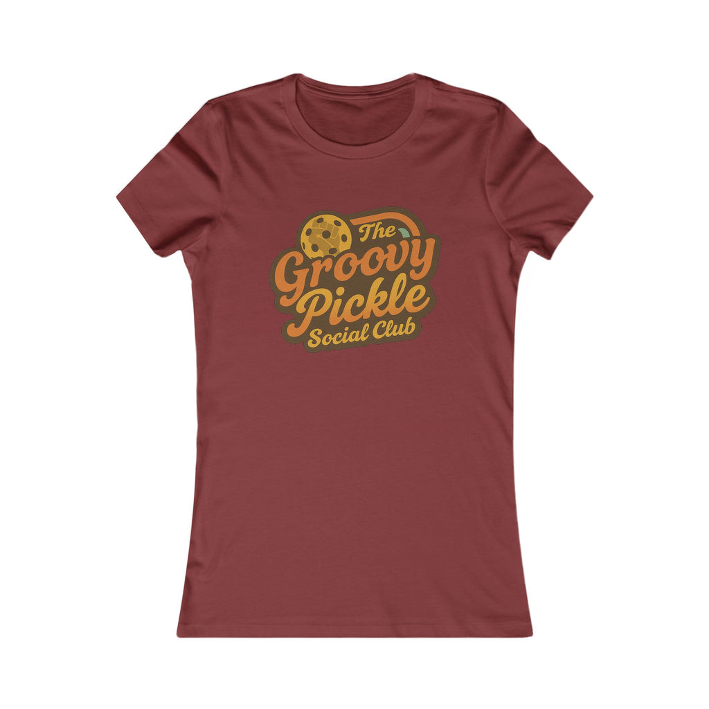 The Groovy Pickle Social Club Retro Women's Tee