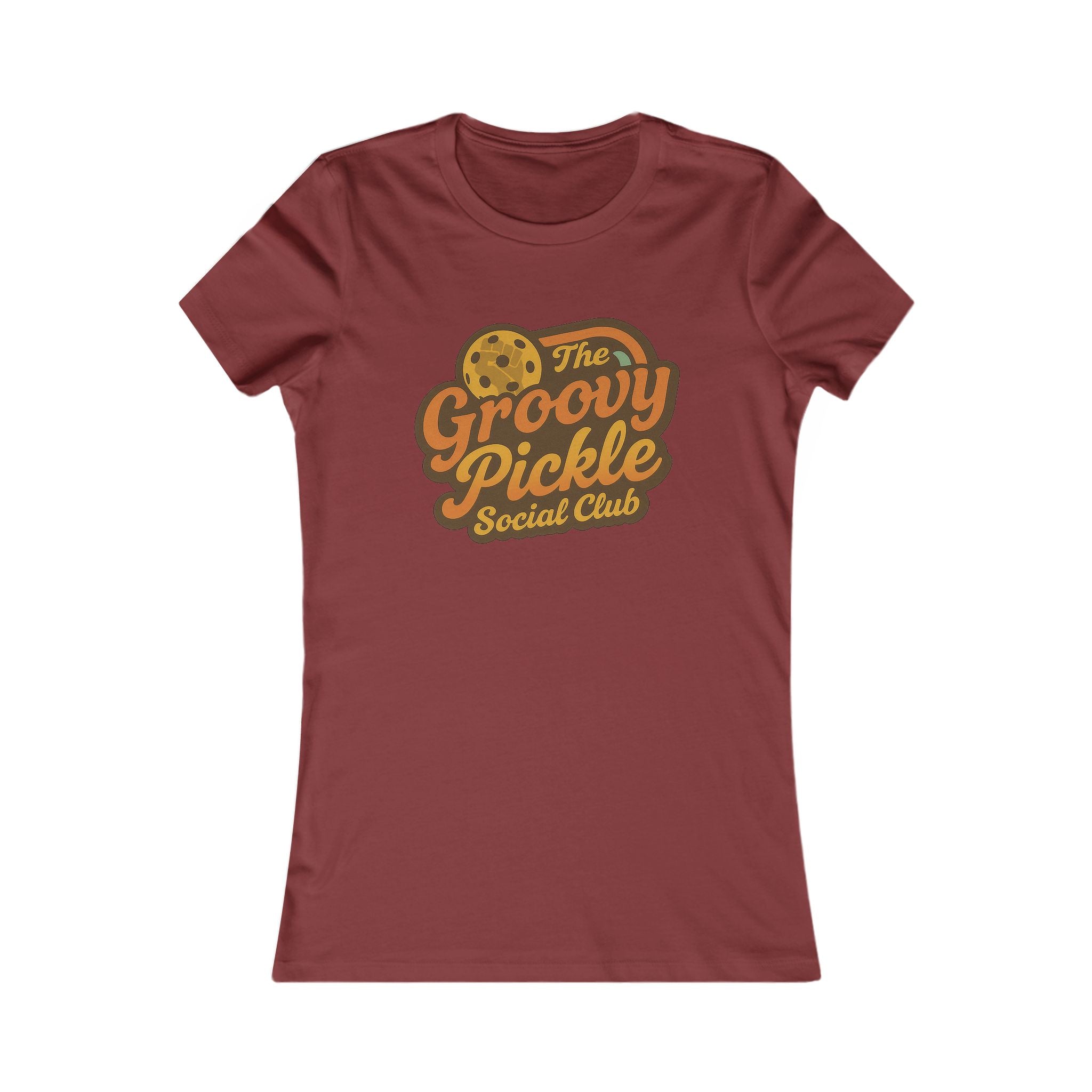 The Groovy Pickle Social Club Retro Women's Tee