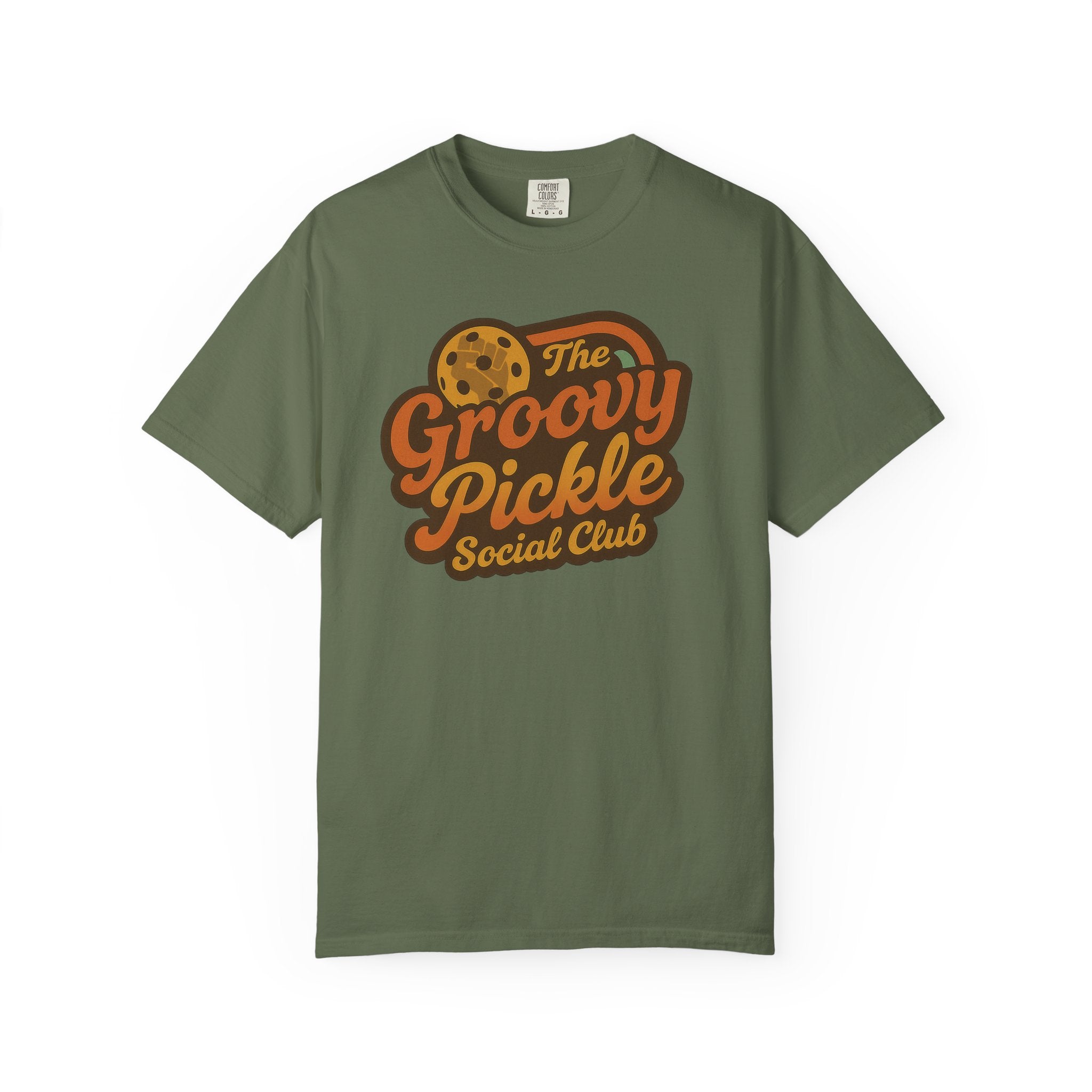 The Groovy Pickle Social Club Retro Tee