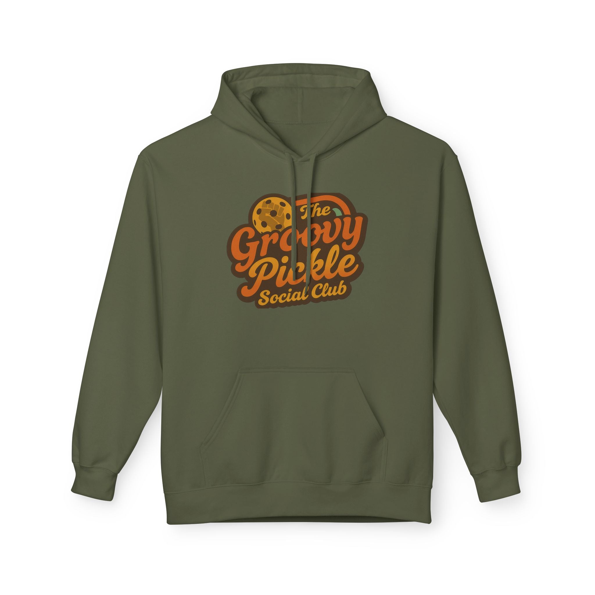The Groovy Pickle Social Club Hoodie | Retro Pullover Hoodie